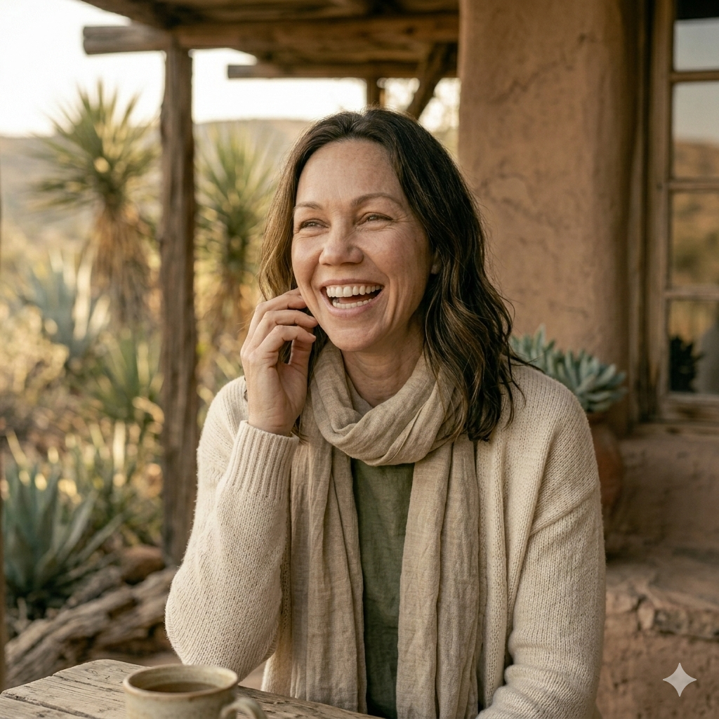 Theresa — candid and smiling